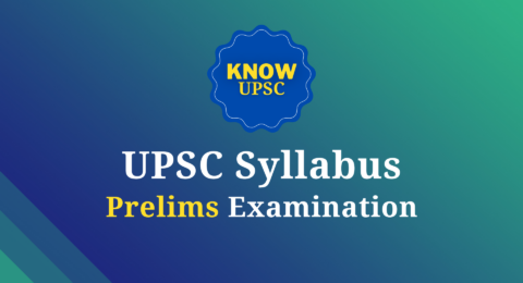 UPSC Prelims syllabus