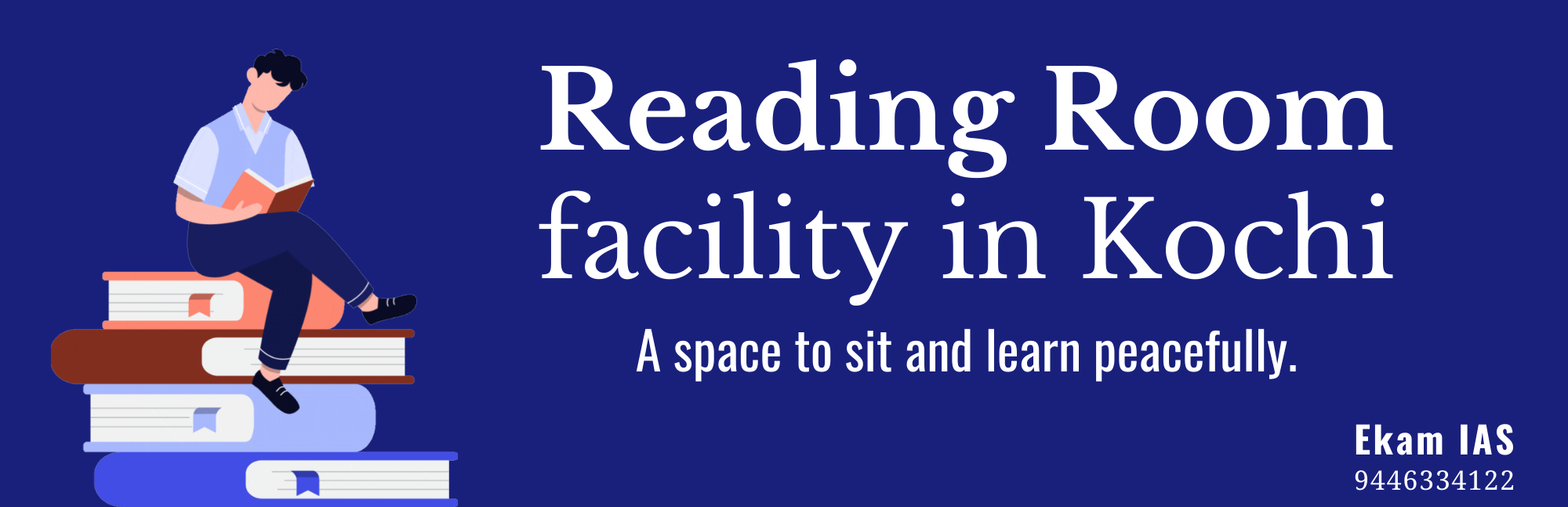 Reading room in Ernakulam to prepare for competitive exams | Reading in Kochi